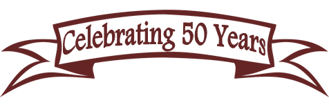 Celebrating 50 Years Banner